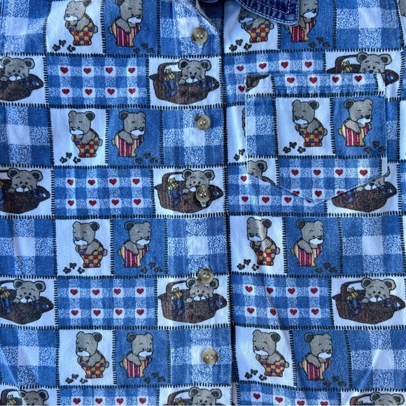 90s Gitano Long Sleeve Button Up Shirt - Picture 3 of 6